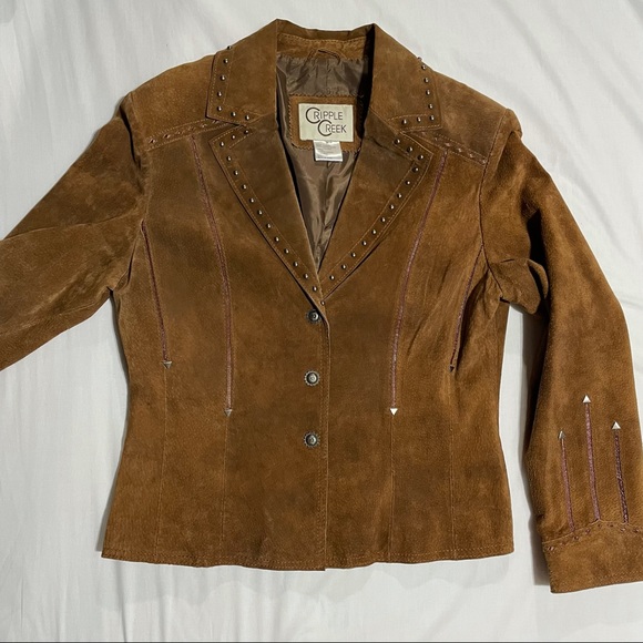 Cripple Creek 100% Genuine Leather Jacket M - Picture 4 of 12